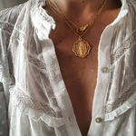 Collier médaille VINTAGE GOLD